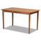 Baxton Studio Riordan Mid-Century Modern Grey Fabric and Walnut Brown Finished Wood 4-Piece Dining Nook Set 186-11355-9308-9305-Zoro - alternate 3